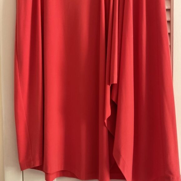 Michael KORS ASYMMETRICAL ORANGE  WOMAN SKIRT SIZE US XL​​ - Picture 13 of 14
